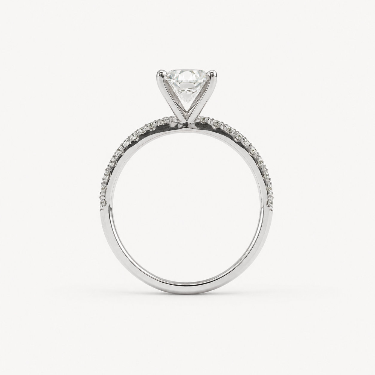 Anillo Eternity, Redondo 1.04 ct